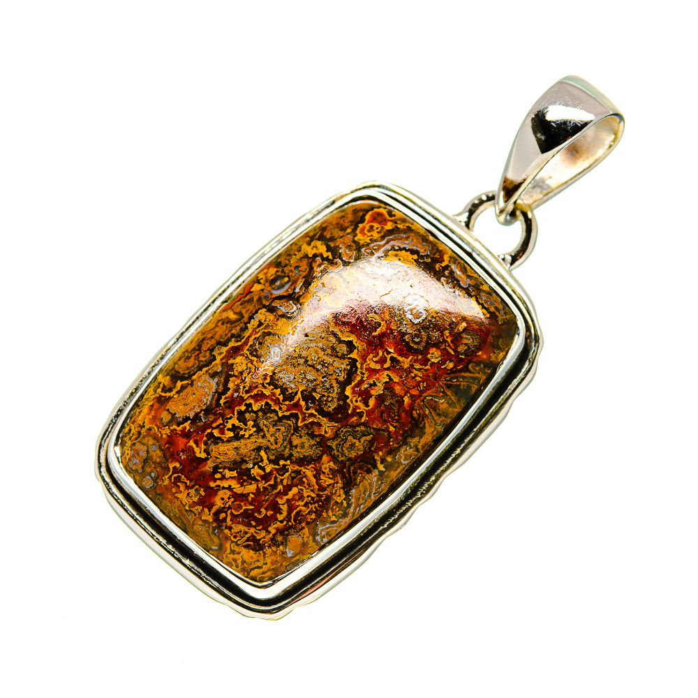Moroccan Agate Pendants handcrafted by Anasilvercos - PD754006