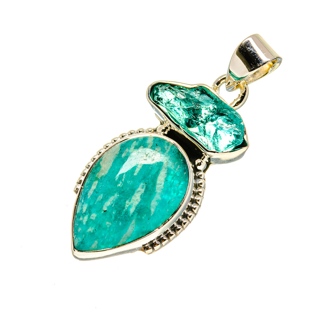 Amazonite Pendants handcrafted by Anasilvercos - PD754033
