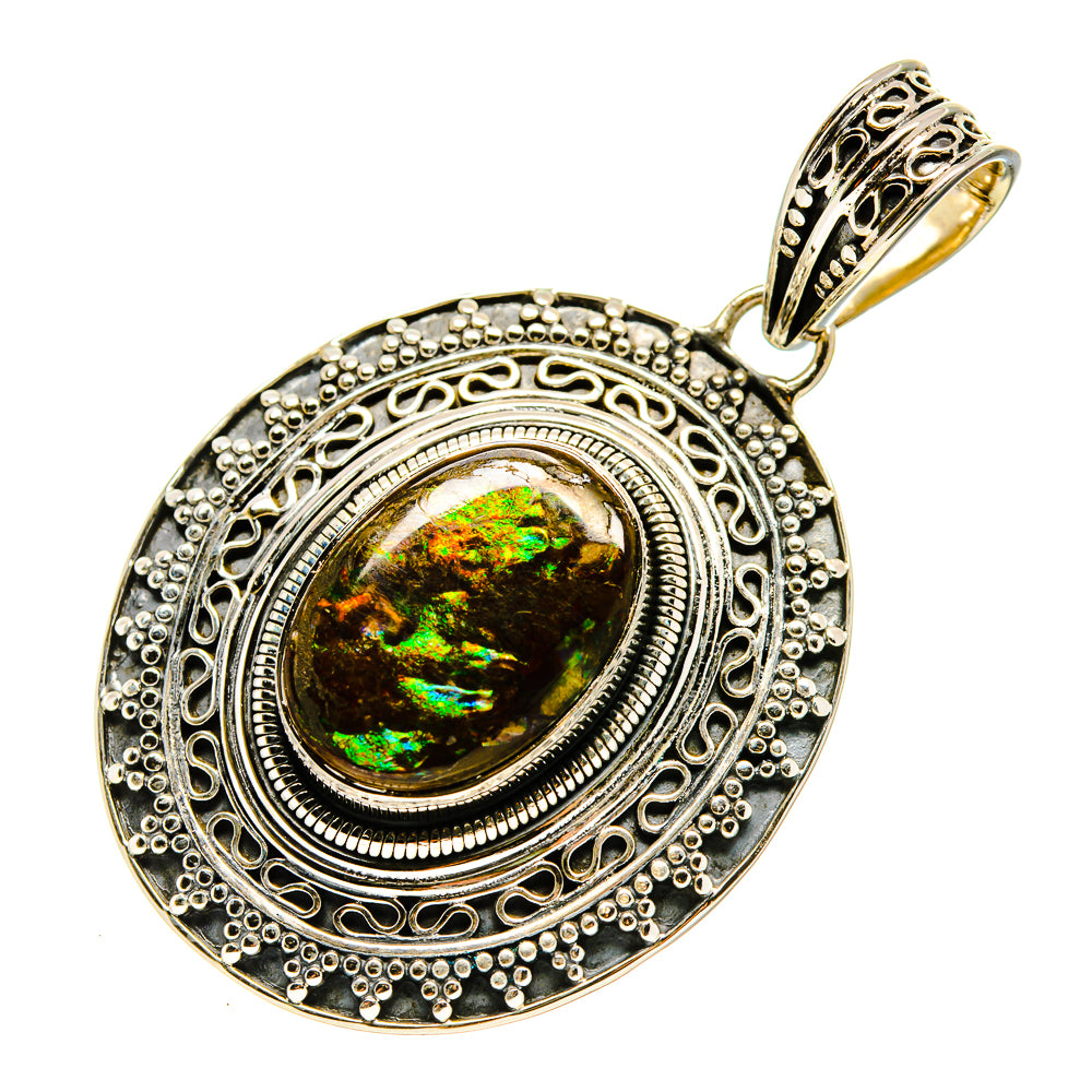 Ammolite Pendants handcrafted by Anasilvercos - PD754041