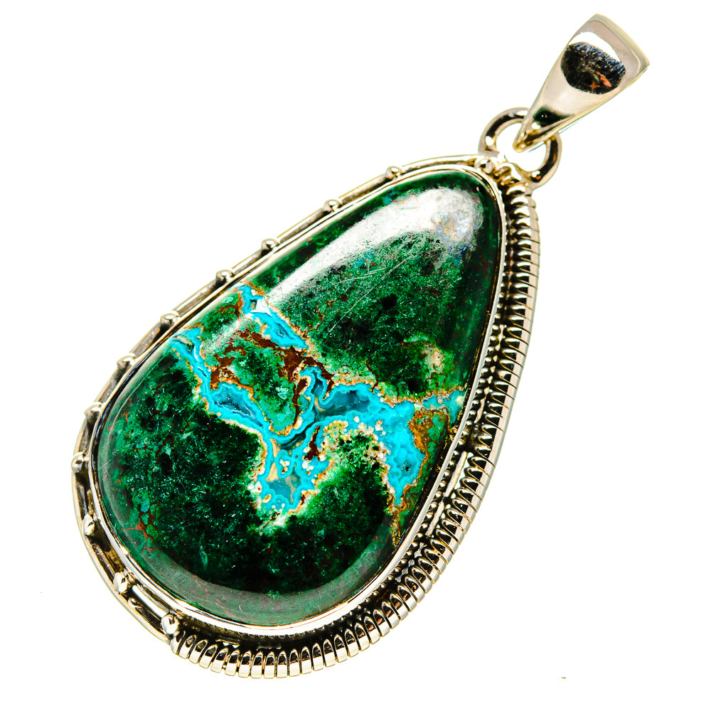 Chrysocolla Pendants handcrafted by Anasilvercos - PD754044