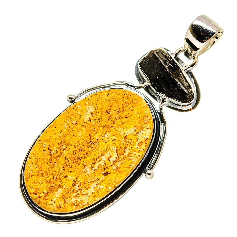 Germany Psilomelane Dendrite Pendants handcrafted by Anasilvercos - PD754050