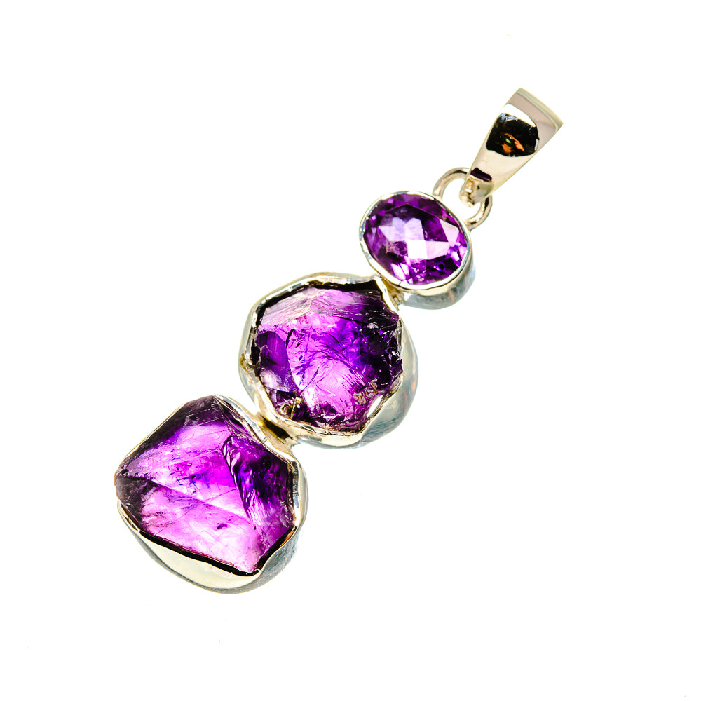 Amethyst Pendants handcrafted by Anasilvercos - PD754096