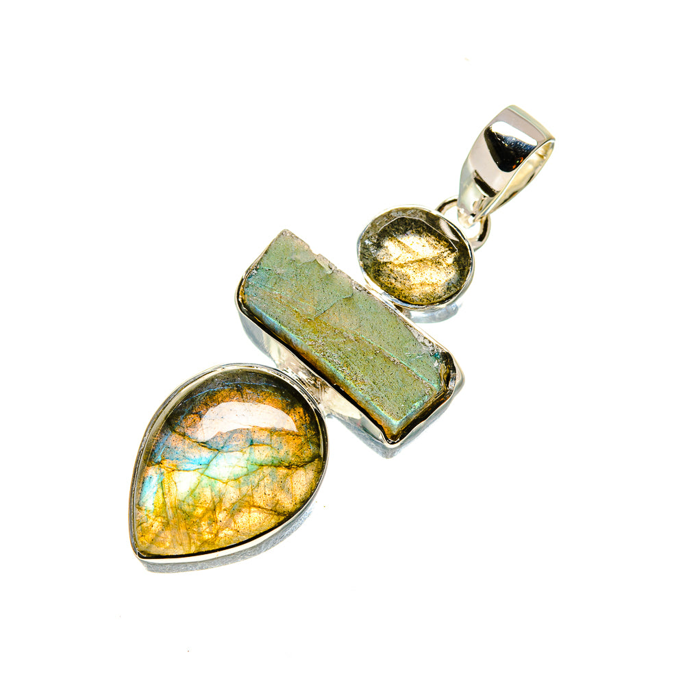 Labradorite Pendants handcrafted by Anasilvercos - PD754109