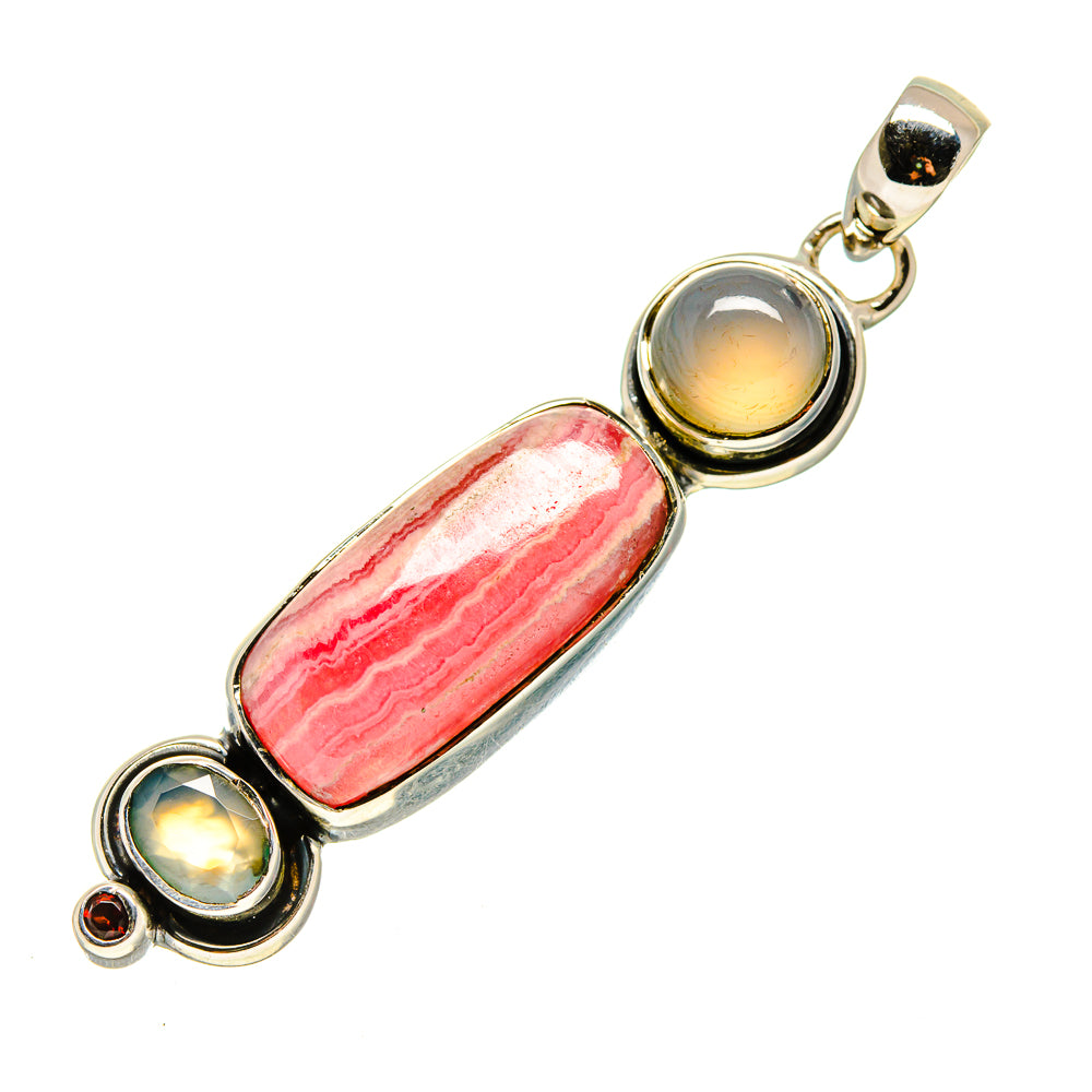 Rhodochrosite Pendants handcrafted by Anasilvercos - PD754110