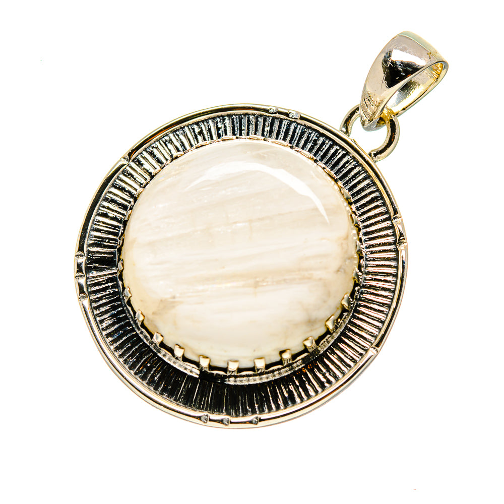 White Scolecite Pendants handcrafted by Anasilvercos - PD754138
