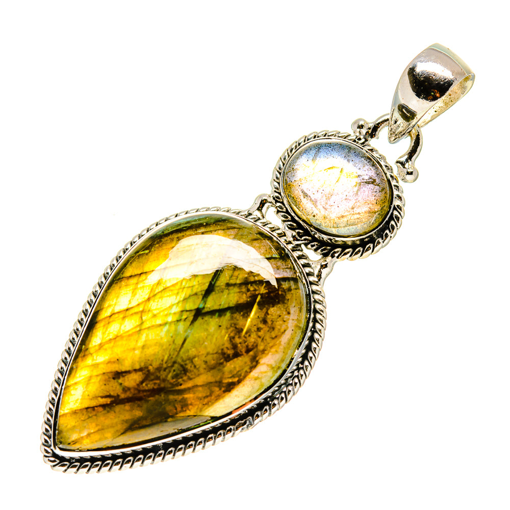 Labradorite Pendants handcrafted by Anasilvercos - PD754141