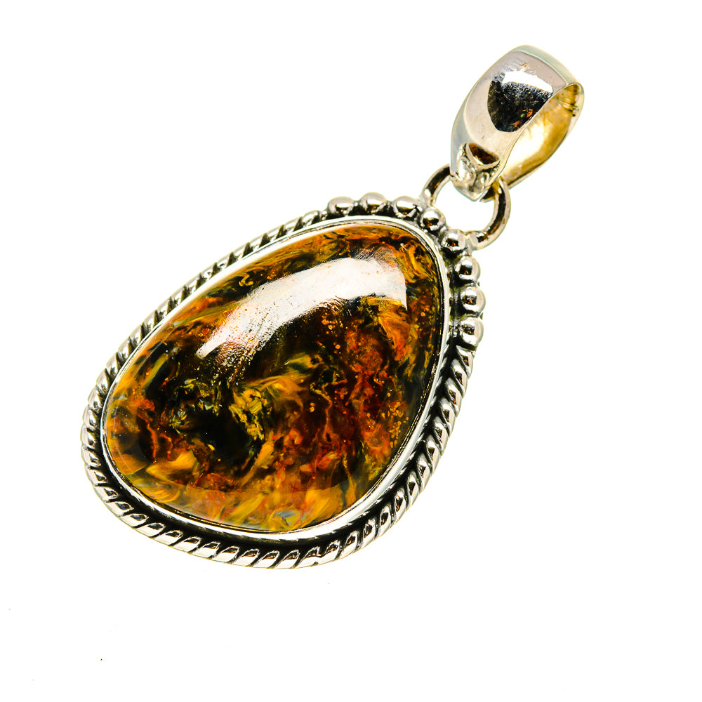 Golden Pietersite Pendants handcrafted by Anasilvercos - PD754177