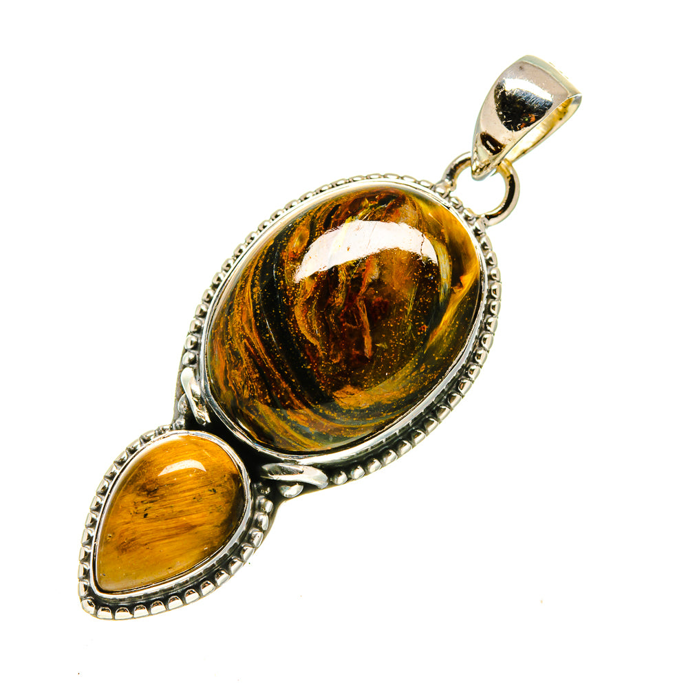 Golden Pietersite Pendants handcrafted by Anasilvercos - PD754187