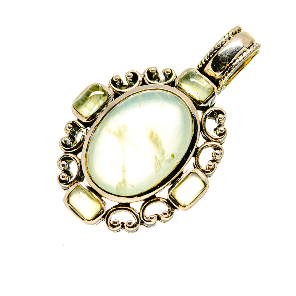 Prehnite Pendants handcrafted by Anasilvercos - PD754199