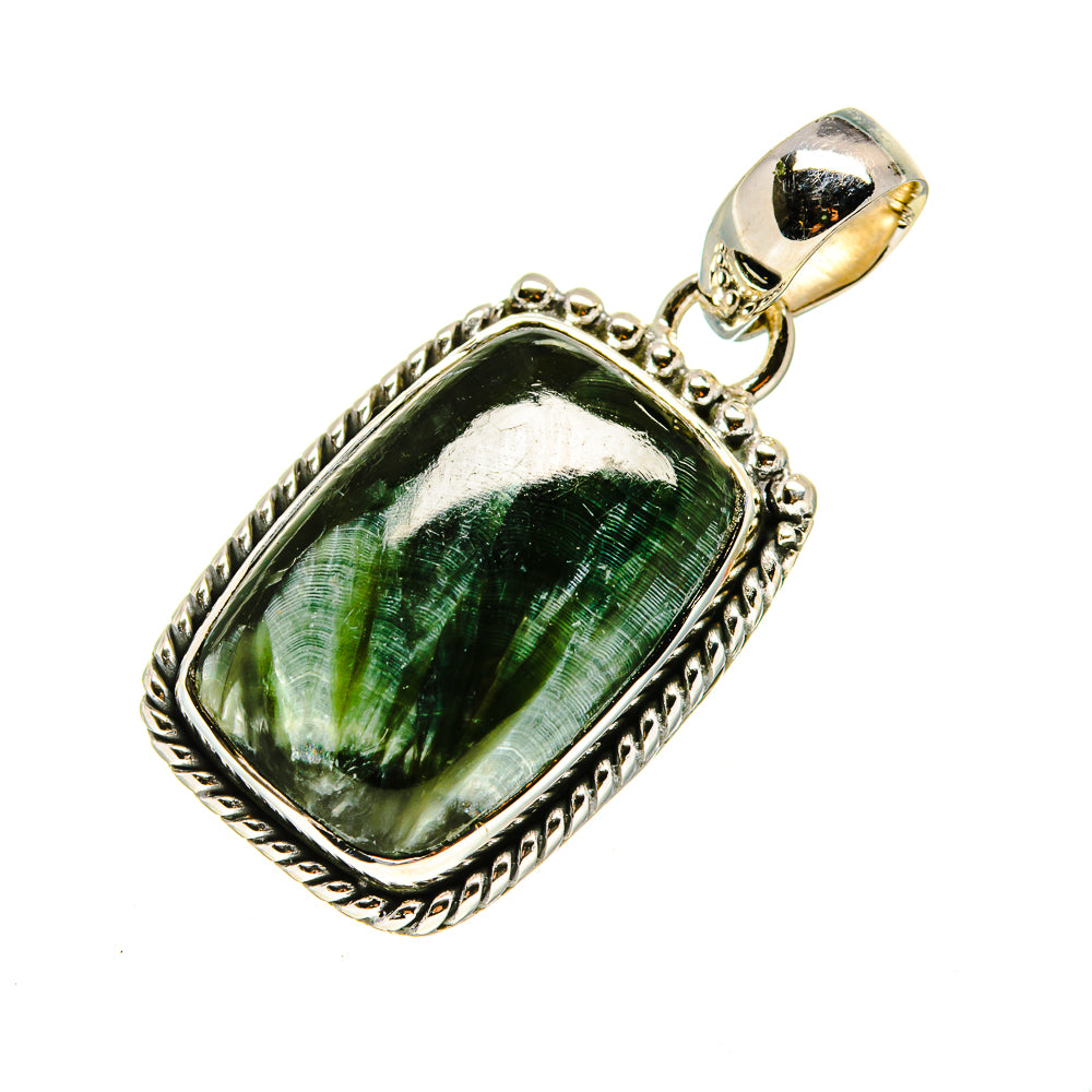Seraphinite Pendants handcrafted by Anasilvercos - PD754201