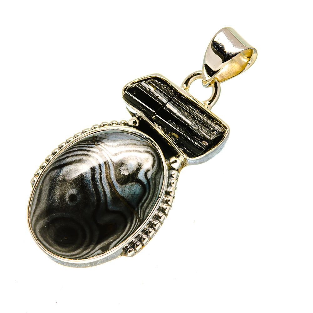 Psilomelane Pendants handcrafted by Anasilvercos - PD754205