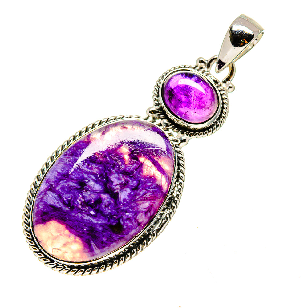 Charoite Pendants handcrafted by Anasilvercos - PD754292