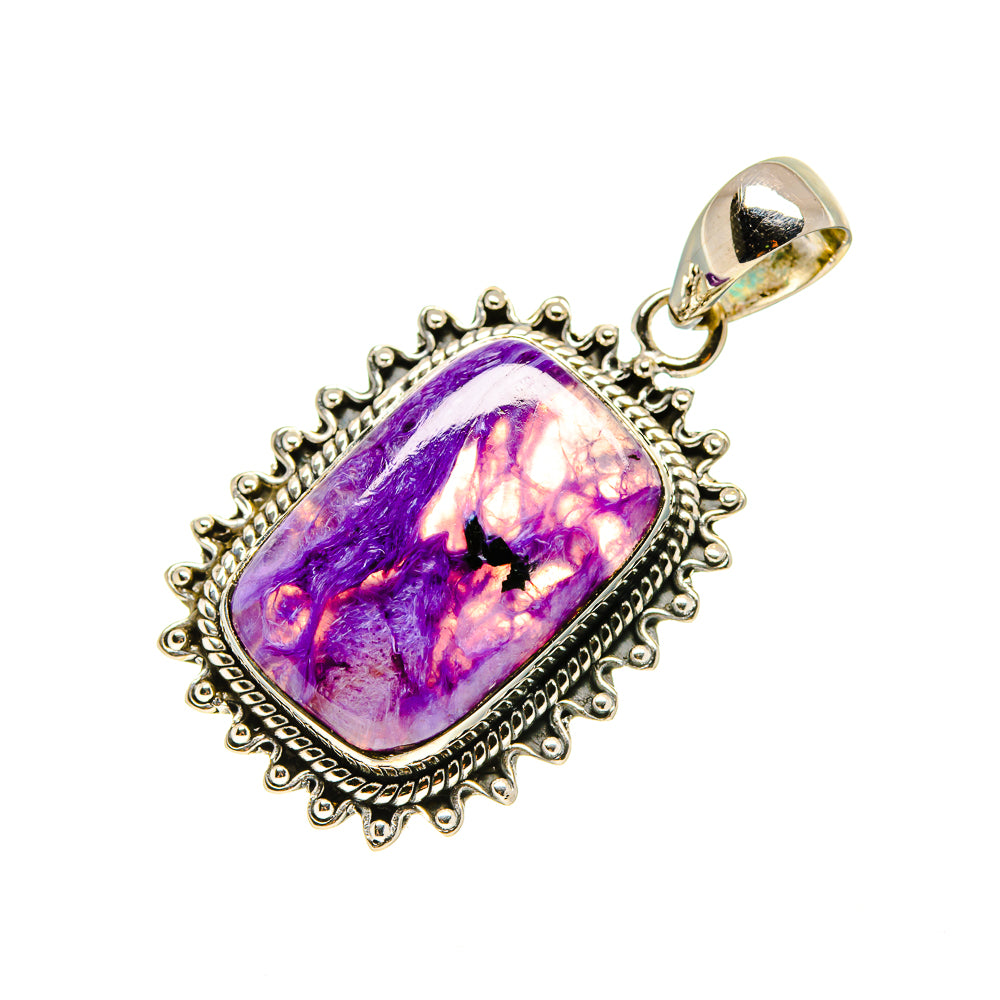 Charoite Pendants handcrafted by Anasilvercos - PD754313