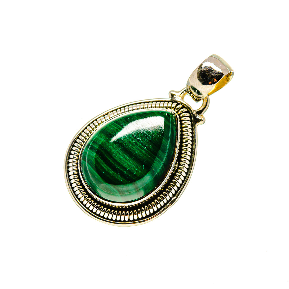 Malachite Pendants handcrafted by Anasilvercos - PD754314