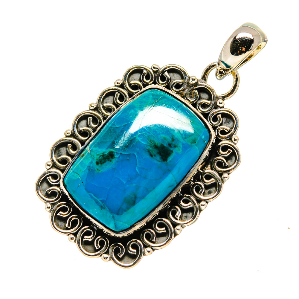 Chrysocolla Pendants handcrafted by Anasilvercos - PD754330