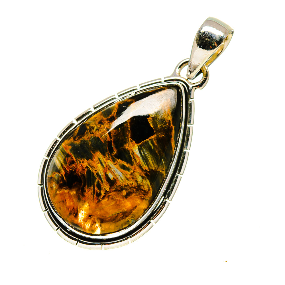 Golden Pietersite Pendants handcrafted by Anasilvercos - PD754340