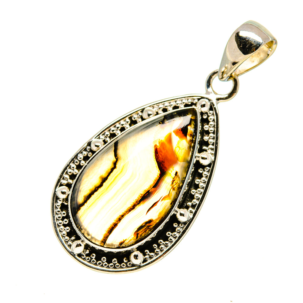 Montana Agate Pendants handcrafted by Anasilvercos - PD754342
