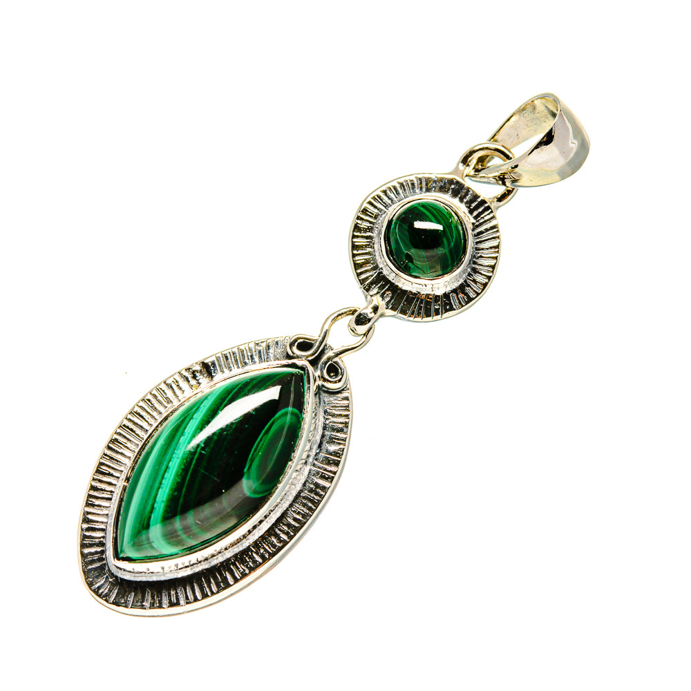 Malachite Pendants handcrafted by Anasilvercos - PD754380