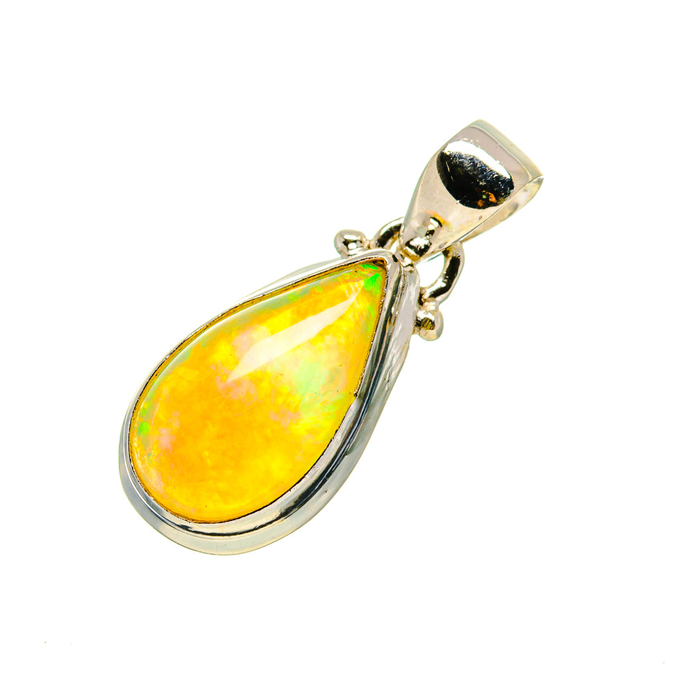 Ethiopian Opal Pendants handcrafted by Anasilvercos - PD754406