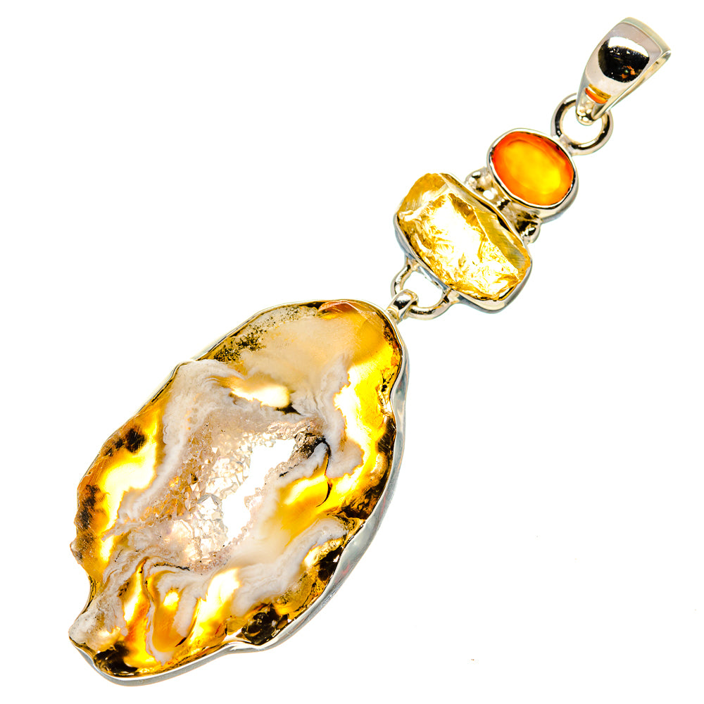Occo Geode Pendants handcrafted by Anasilvercos - PD754431
