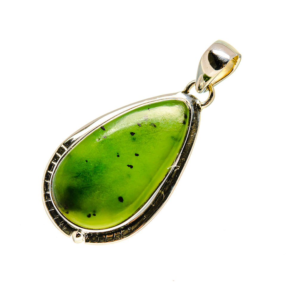 Nephrite Jade Pendants handcrafted by Anasilvercos - PD754442