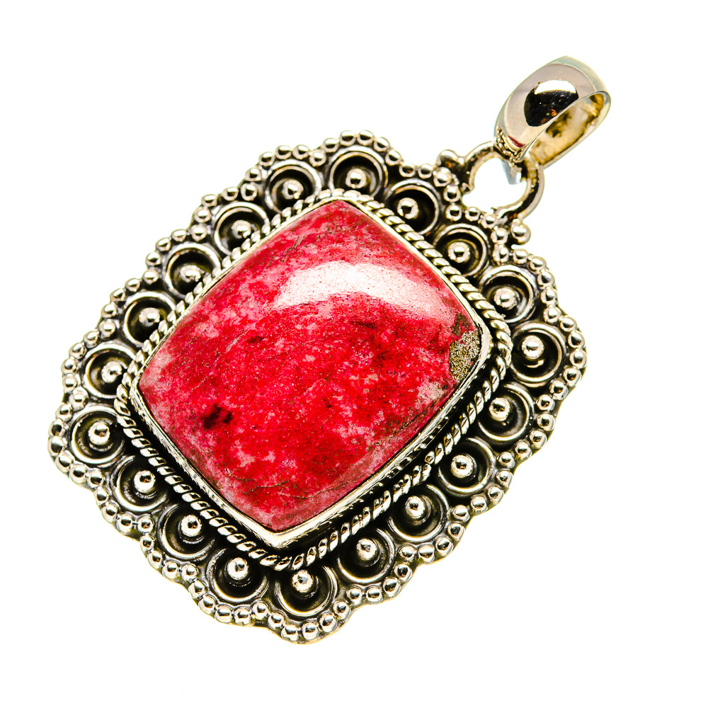 Thulite Pendants handcrafted by Anasilvercos - PD754444