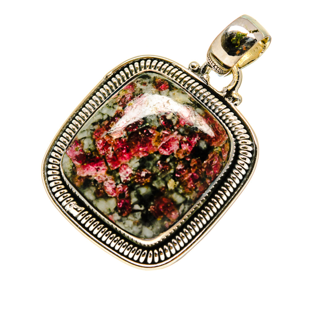 Russian Eudialyte Pendants handcrafted by Anasilvercos - PD754447