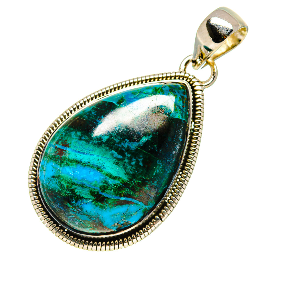 Chrysocolla Pendants handcrafted by Anasilvercos - PD754459