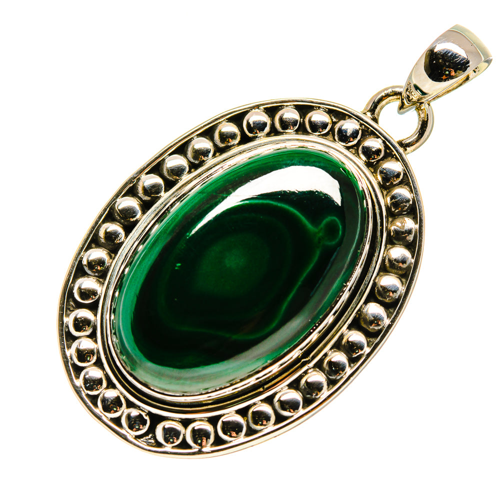 Malachite Pendants handcrafted by Anasilvercos - PD754468