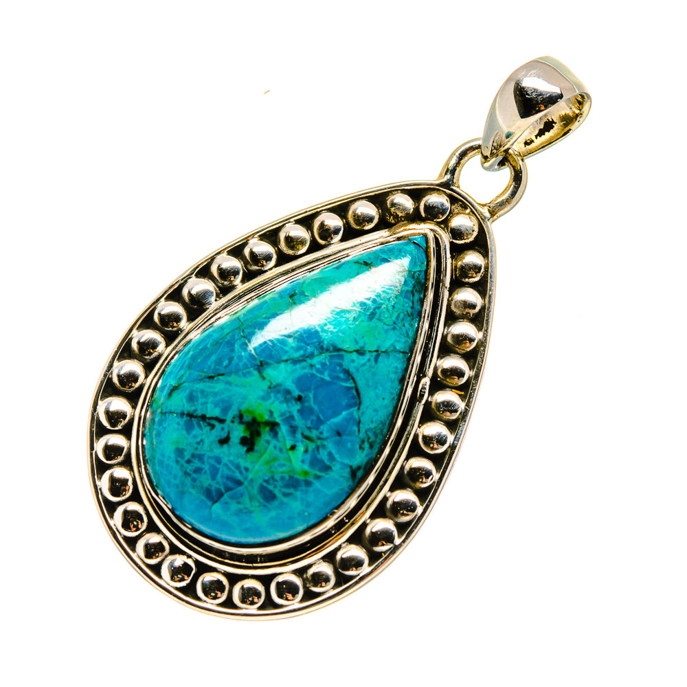 Chrysocolla Pendants handcrafted by Anasilvercos - PD754476