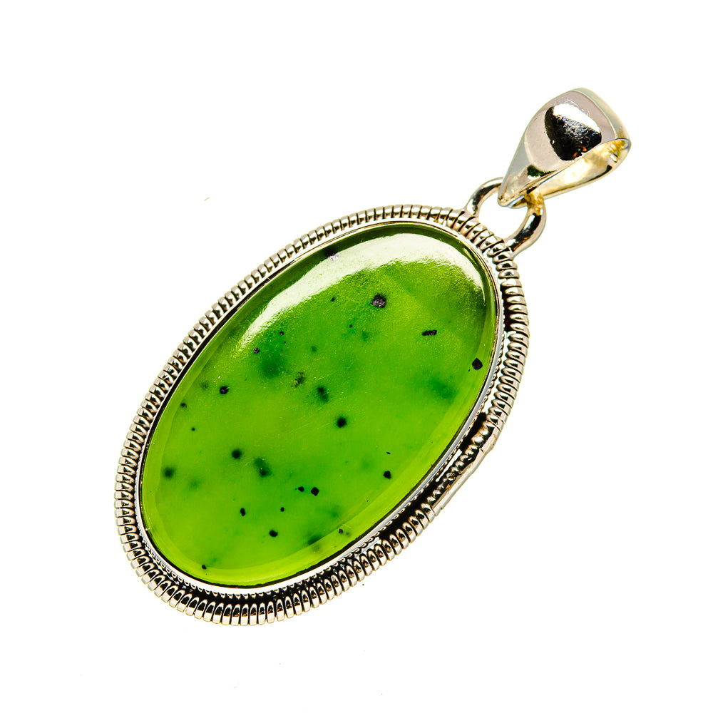 Nephrite Jade Pendants handcrafted by Anasilvercos - PD754480