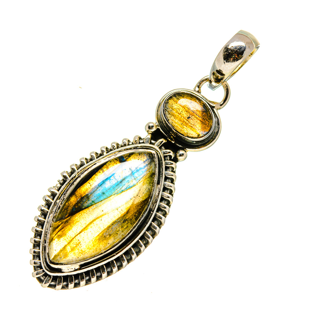Labradorite Pendants handcrafted by Anasilvercos - PD754484