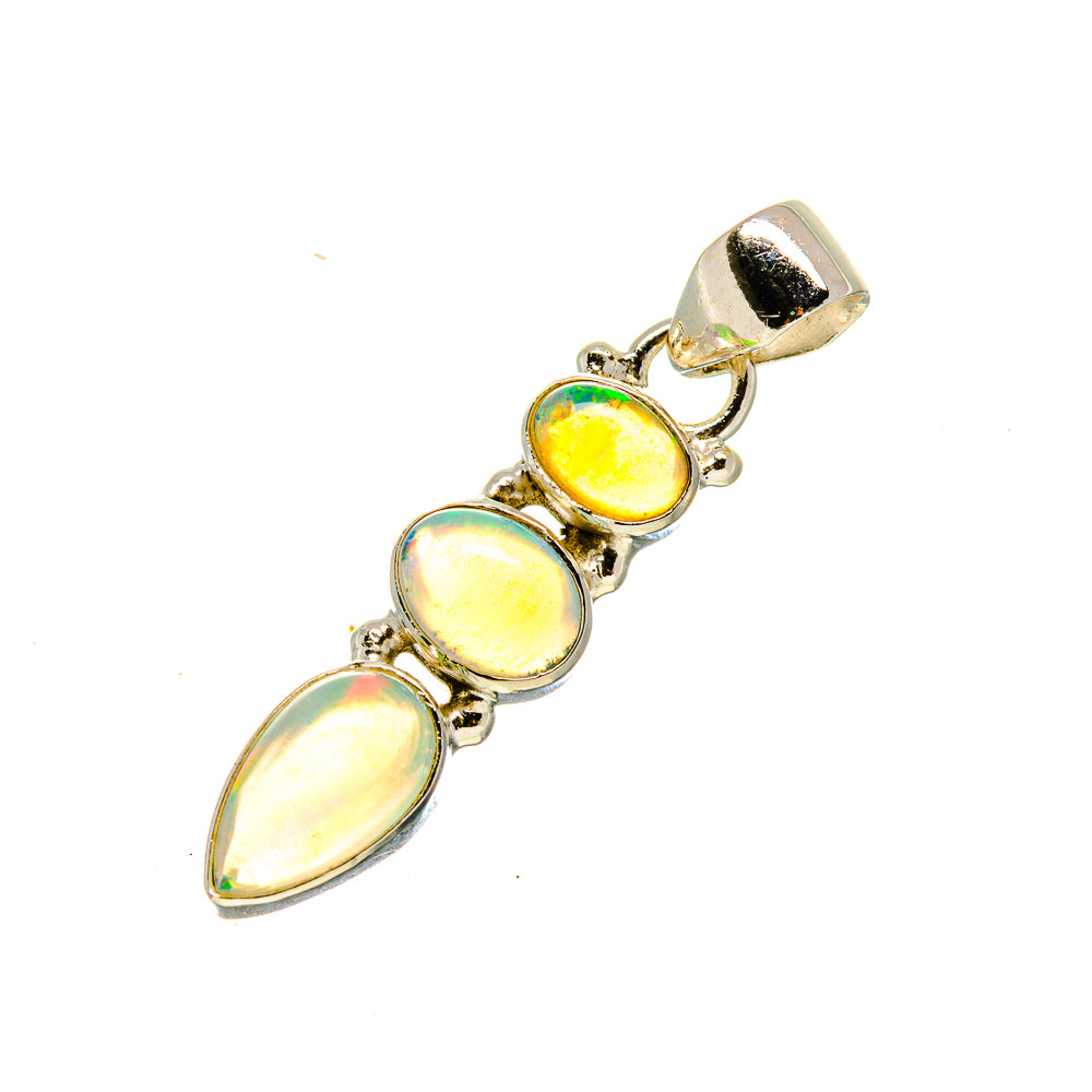 Ethiopian Opal Pendants handcrafted by Anasilvercos - PD754496