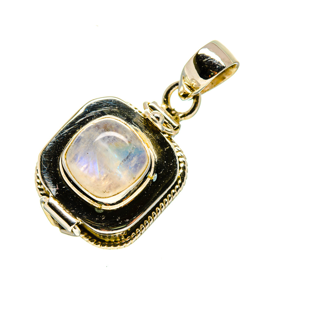 Rainbow Moonstone Pendants handcrafted by Anasilvercos - PD754512