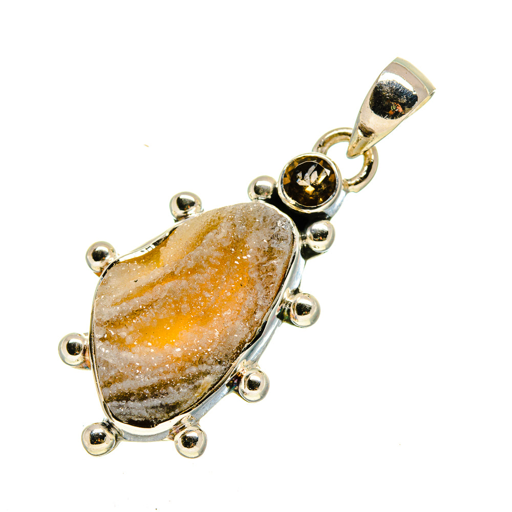 Desert Druzy Pendants handcrafted by Anasilvercos - PD754521