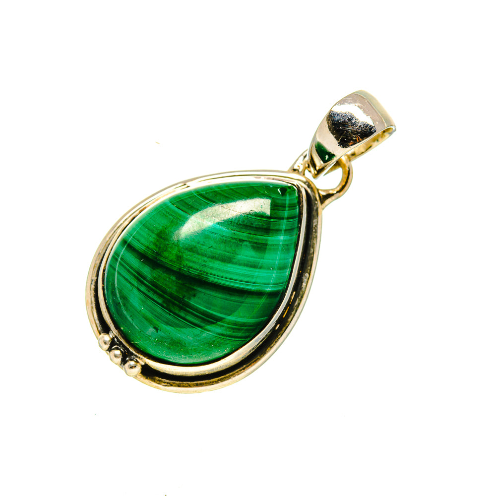 Malachite Pendants handcrafted by Anasilvercos - PD754523