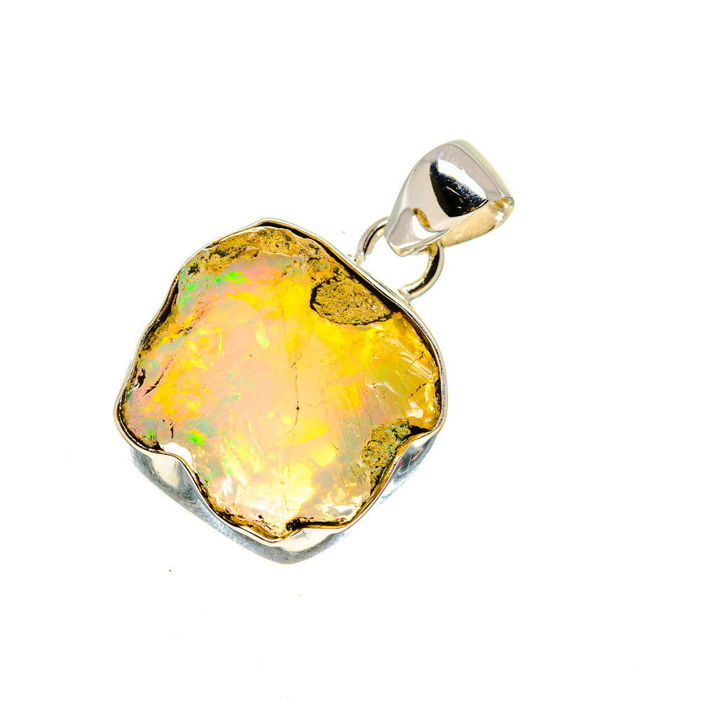 Ethiopian Opal Pendants handcrafted by Anasilvercos - PD754531