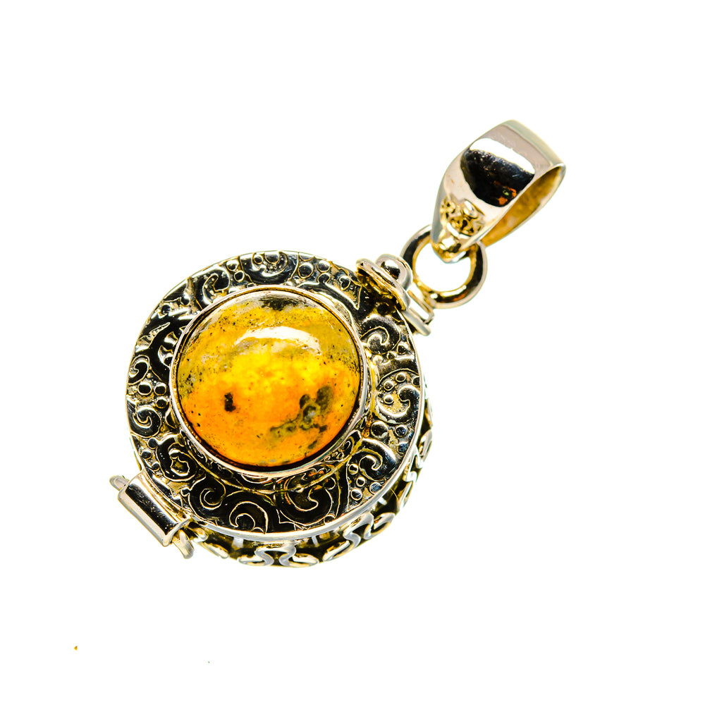 Bumble Bee Jasper Pendants handcrafted by Anasilvercos - PD754537