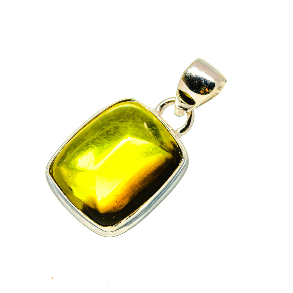 Olive Quartz Pendants handcrafted by Anasilvercos - PD754544