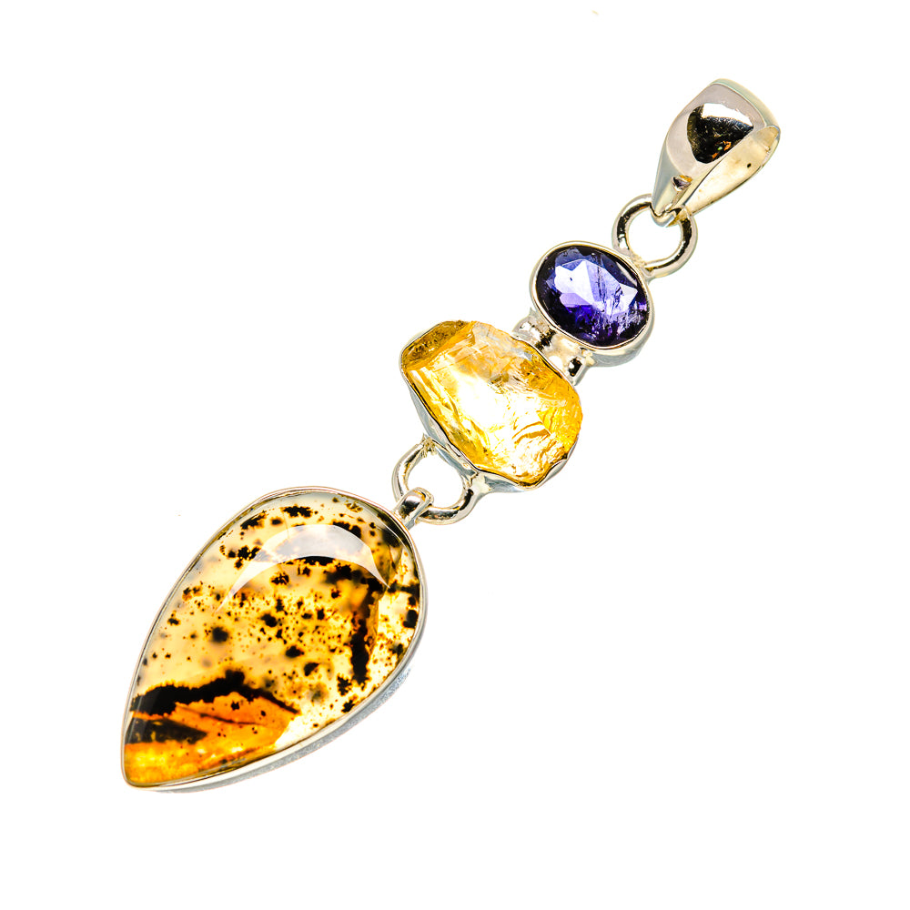 Montana Agate Pendants handcrafted by Anasilvercos - PD754569