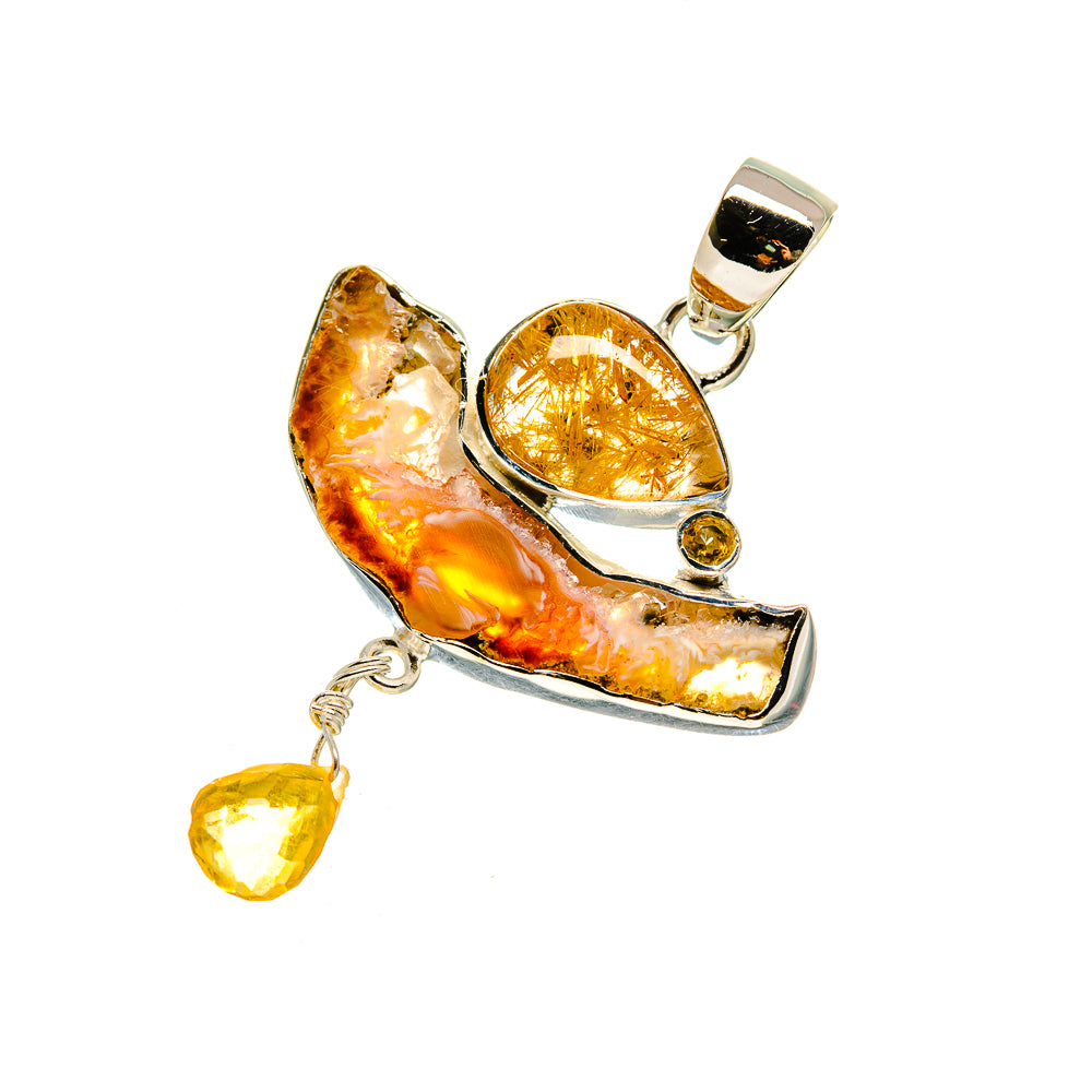 Geode Slice Pendants handcrafted by Anasilvercos - PD754572