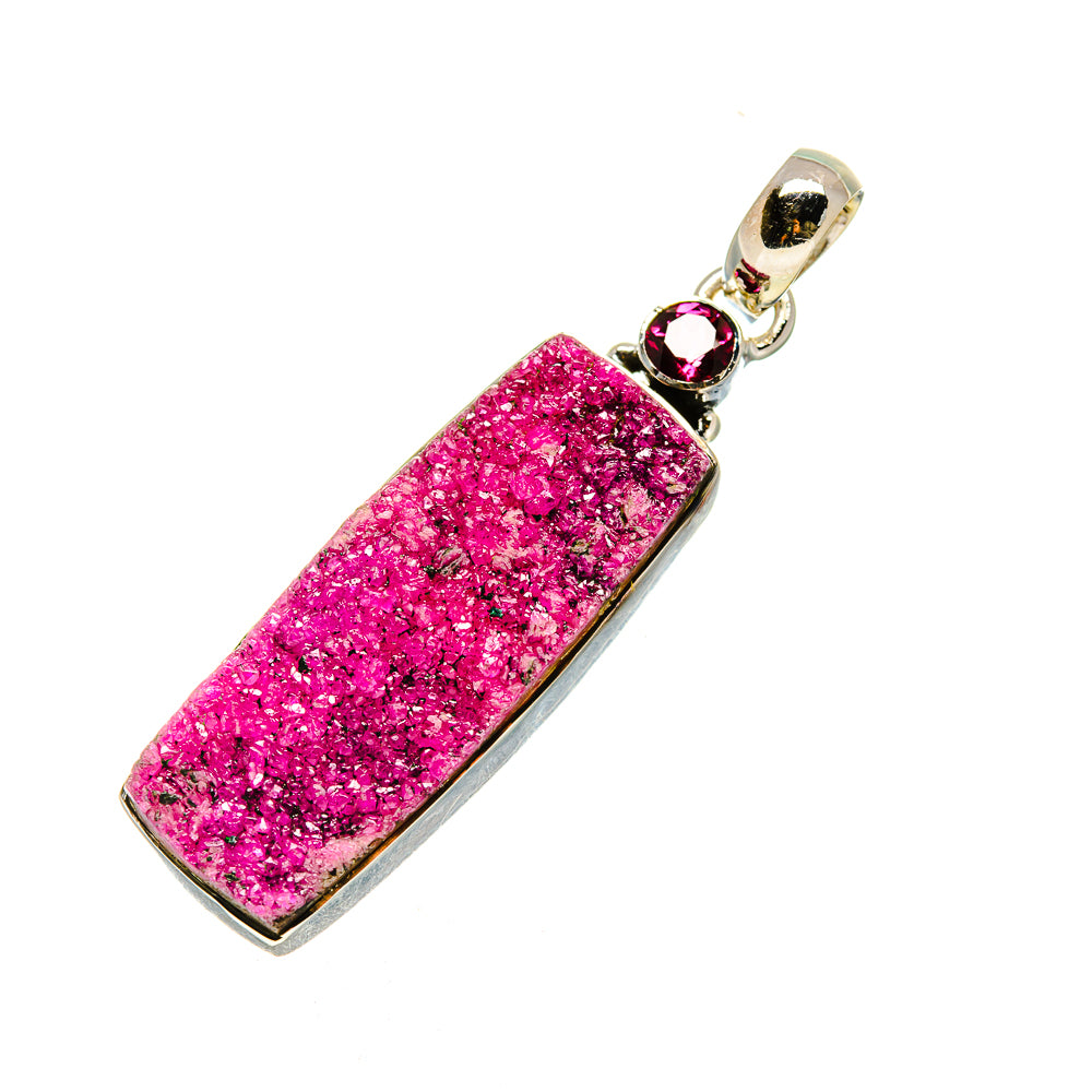 Cobalto Calcite Druzy Pendants handcrafted by Anasilvercos - PD754588