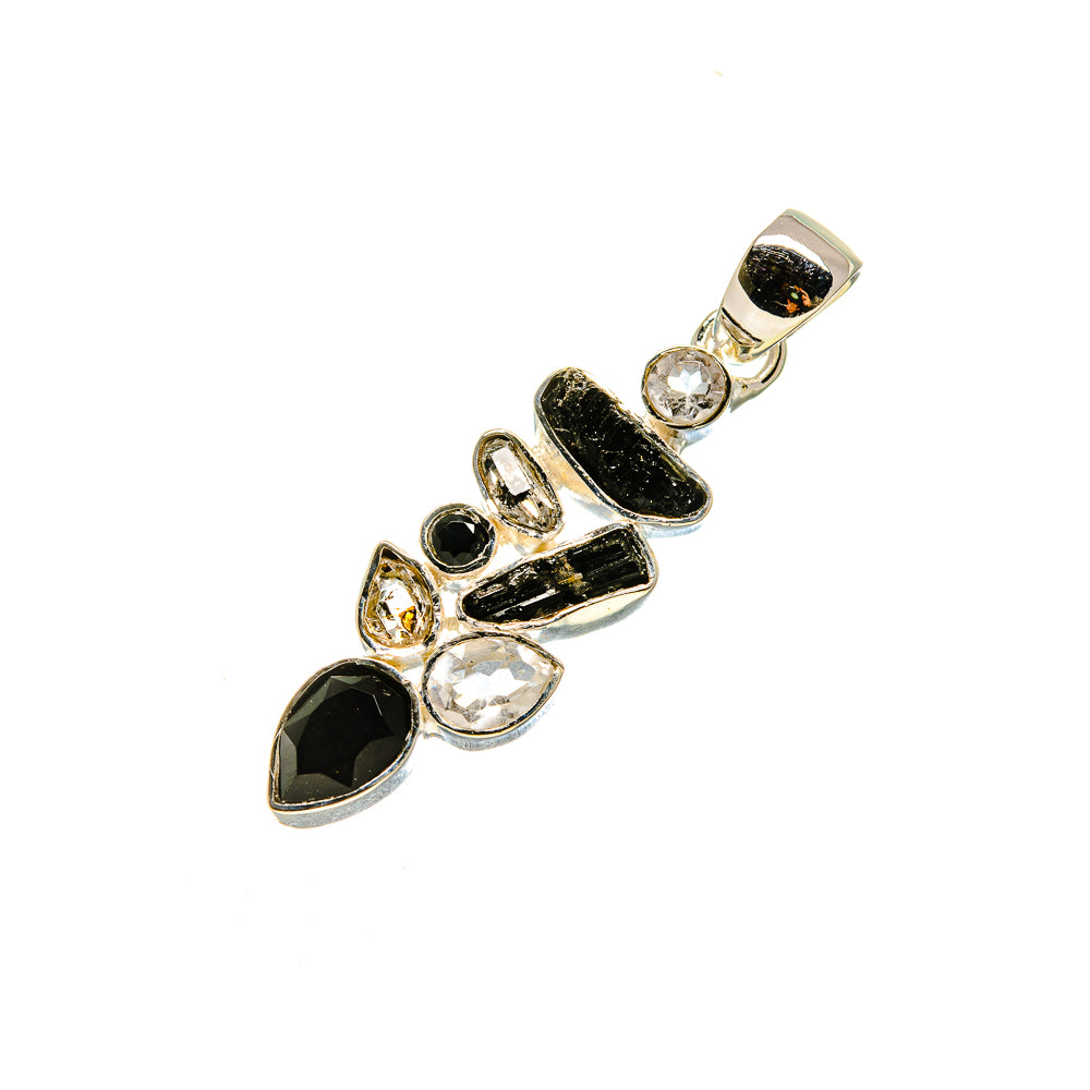 Black Onyx Pendants handcrafted by Anasilvercos - PD754593