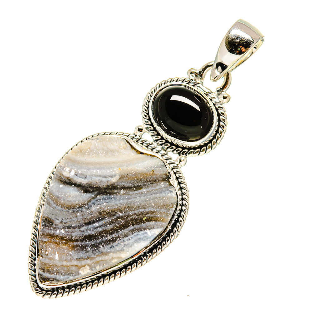 Desert Druzy Pendants handcrafted by Anasilvercos - PD754619