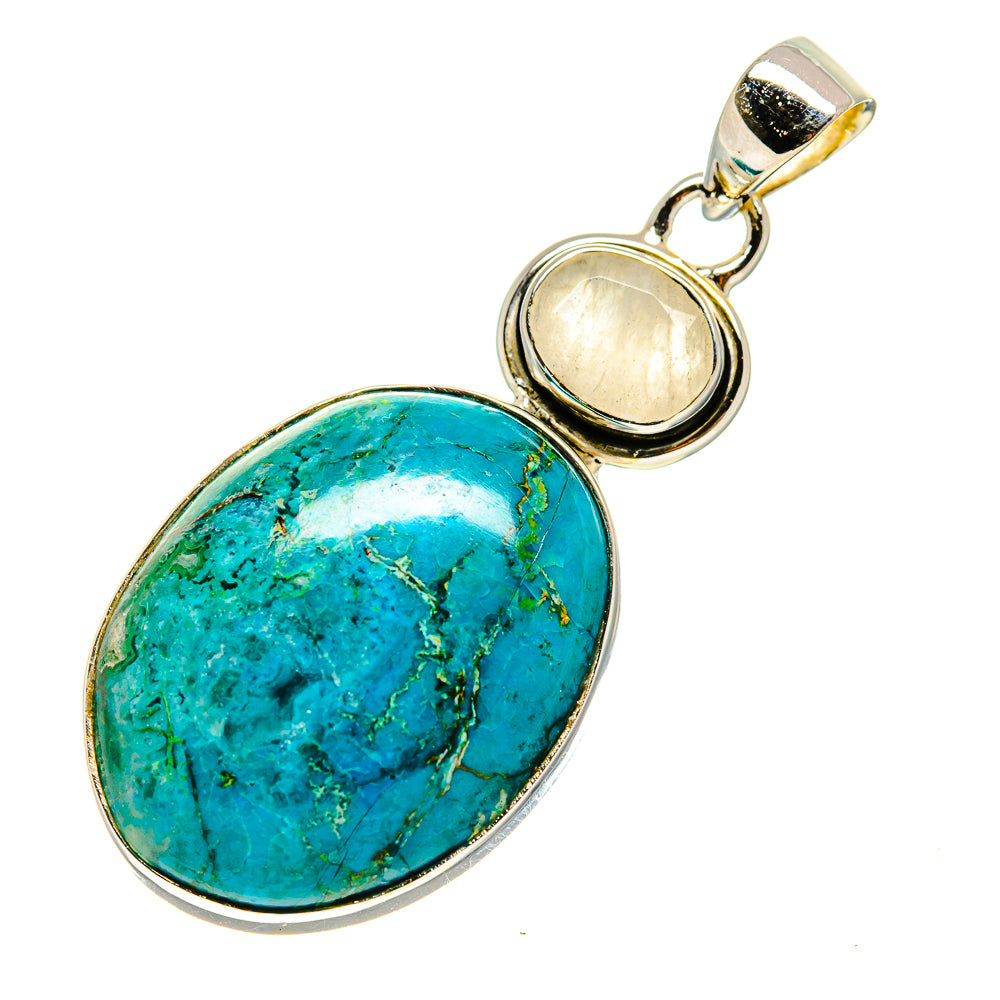 Chrysocolla Pendants handcrafted by Anasilvercos - PD754626