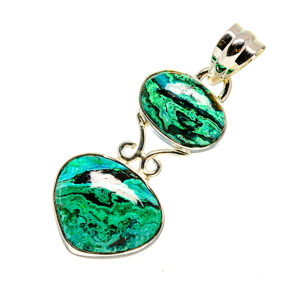 Chrysocolla Pendants handcrafted by Anasilvercos - PD754631