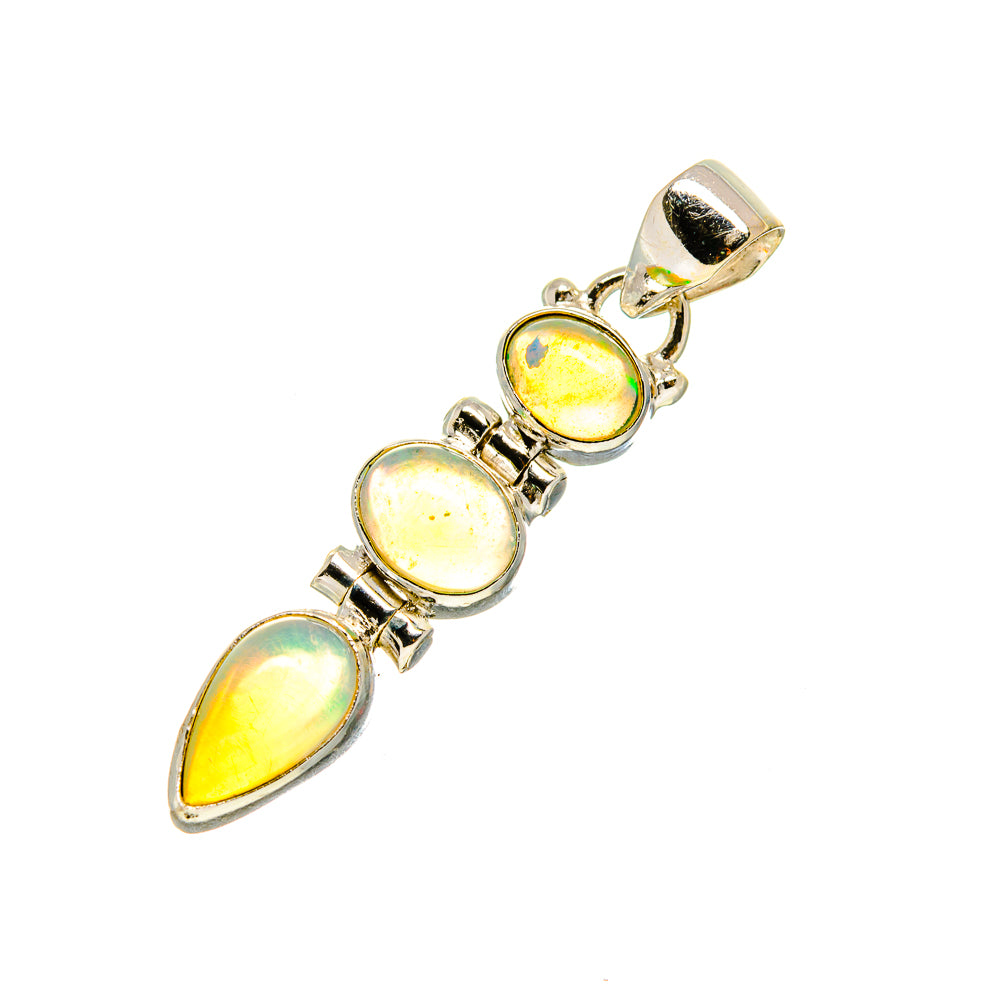 Ethiopian Opal Pendants handcrafted by Anasilvercos - PD754643