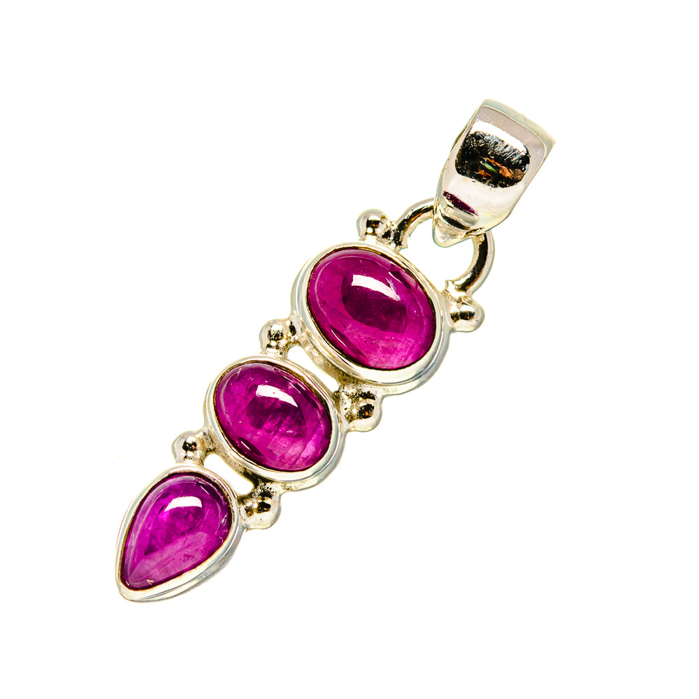 Pink Tourmaline Pendants handcrafted by Anasilvercos - PD754644