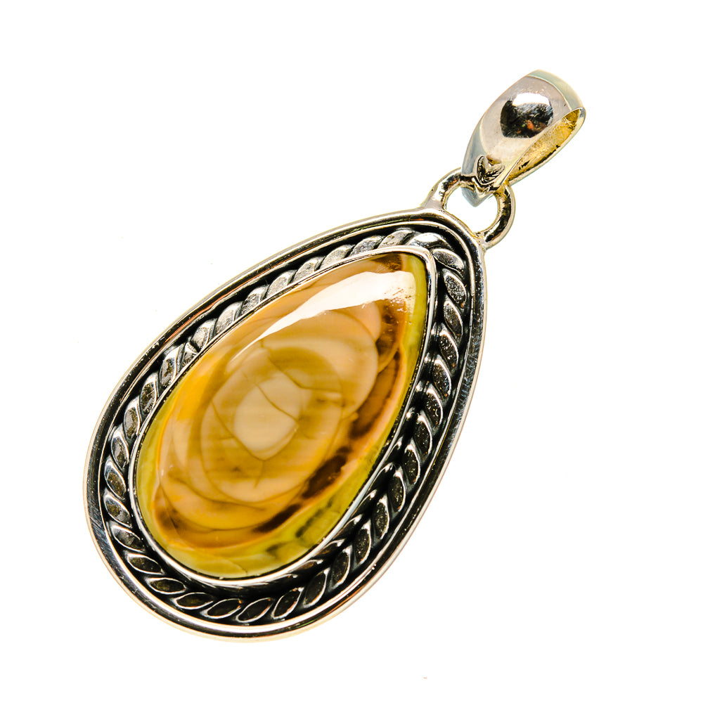 Willow Creek Jasper Pendants handcrafted by Anasilvercos - PD754647 - Photo 2