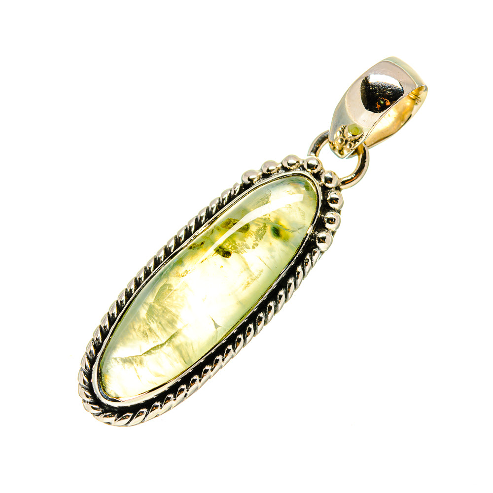 Prehnite Pendants handcrafted by Anasilvercos - PD754650